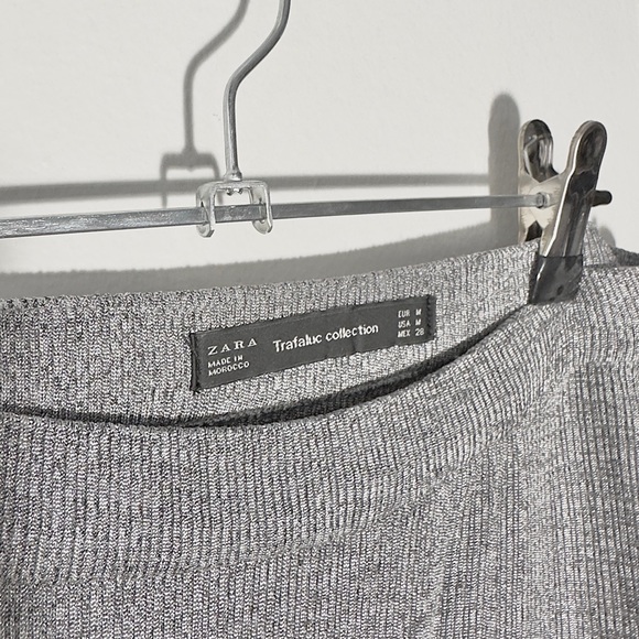 ZARA asymmetric silver skirt [ M ] - Picture 6 of 8
